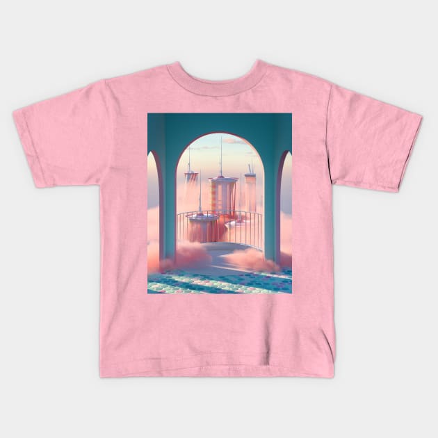 utopia Kids T-Shirt by NineSidedShape